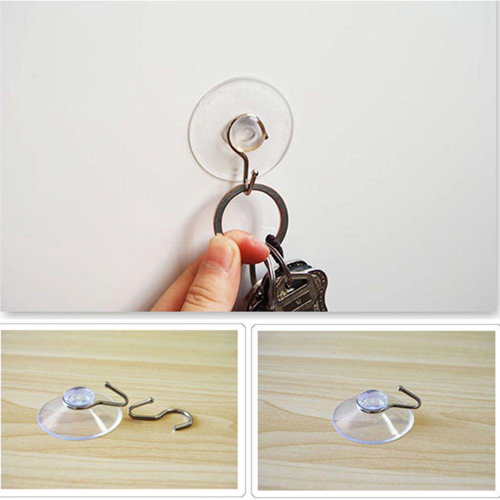 Set 10 Cốc Hút Bằng Cao Su Trong Suốt Tiện Dụng