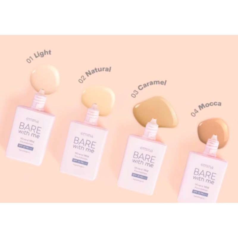 (hàng Mới Về) Kem Nền Che Khuyết Điểm Nhẹ Nhàng Emina 30ml | BigBuy360 - bigbuy360.vn