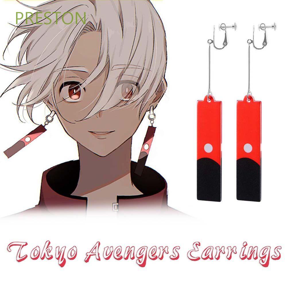 Bông tai dáng dài bằng acrylic hình nhân vật hoạt hình anime Nhật Bản