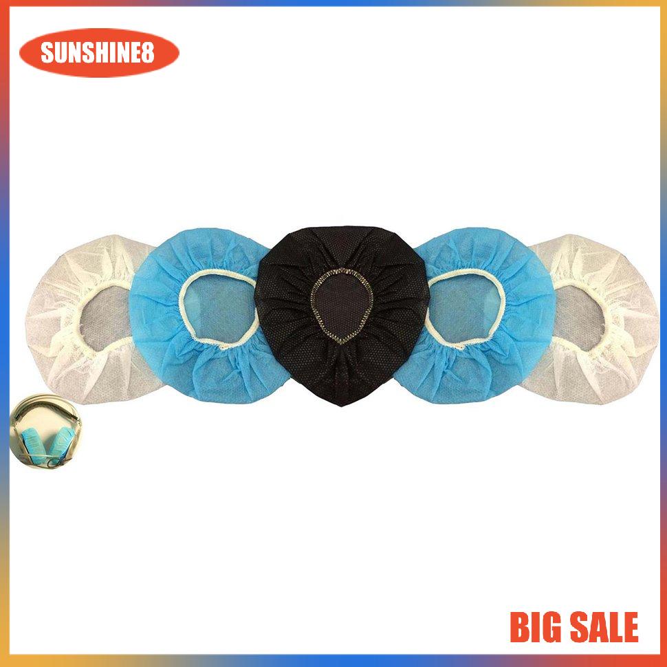 【SUN】100 Pcs/set Disposable Headphone Cover Sweatproof Stretchable Ear Pad