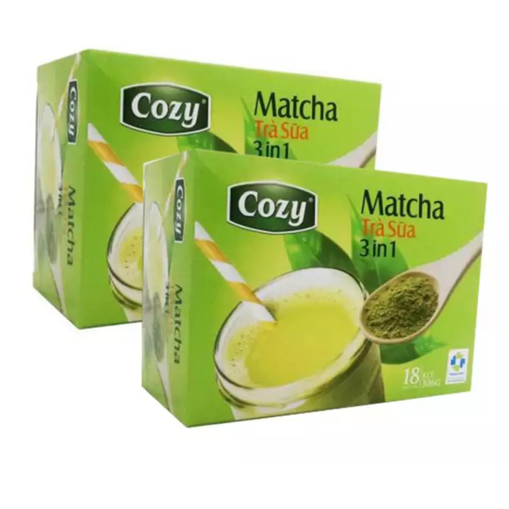 Cozy trà sữa Matcha hộp 306g