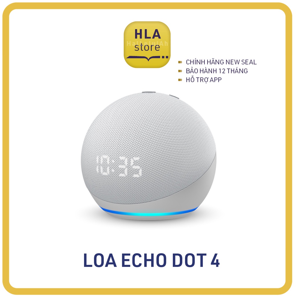 Loa thông minh Amazon Echo dot 4 - hàng chính hãng mới newseal - Trợ lý ảo thumbnail