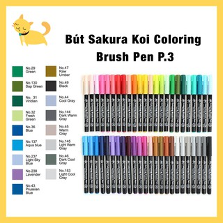 Bảng 3 - Bút Sakura Koi Coloring Brush