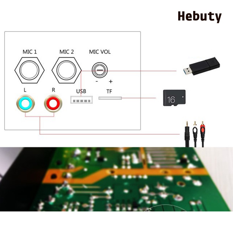 Bảng Mạch Khuếch Đại Âm Thanh Mono Amply Bluetooth 4.2 30-120W Dùng Cho Karaoke Tại Nhà