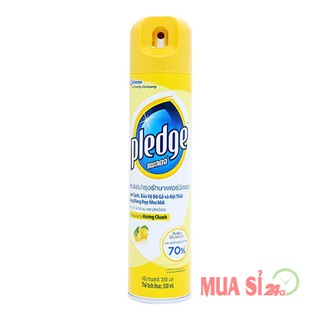 Xịt Đánh Bóng Gỗ Pledge Hương Chanh 330ml