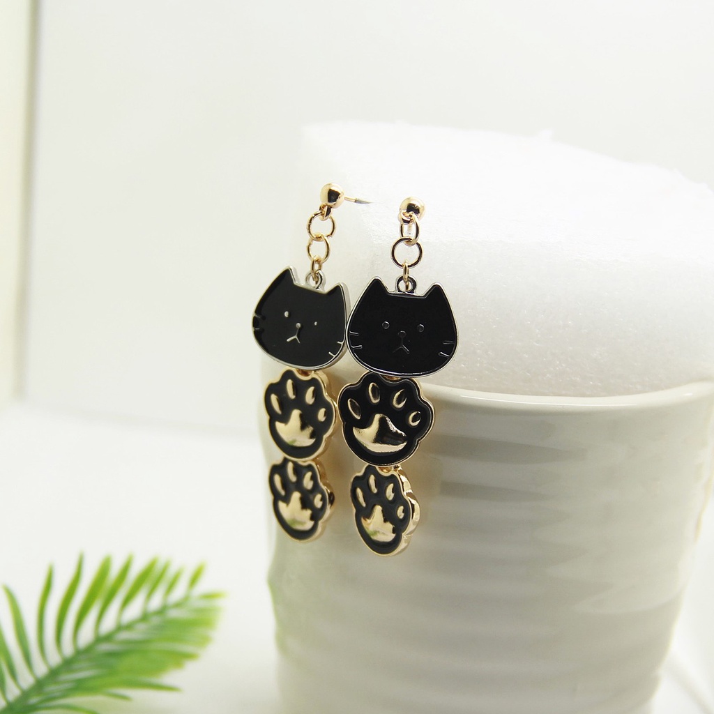 Bông Tai Hình Xương Cá Bằng Thép Không Gỉ Cho Nữ