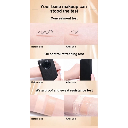 Hàng có sẵn Kem nền che khuyết điểm dạng lỏng MCAFEE màu trong suốt tinh tế dưỡng ẩm và khóa nước không dễ phai màu | BigBuy360 - bigbuy360.vn