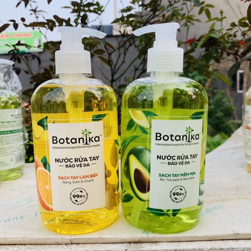 NƯỚC RỬA TAY BẢO VỆ DA BOTANIKA LOẠI 500G