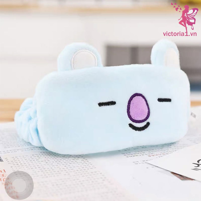 BTS BT21 Băng Đô Cài Tóc rửa mặt Họa Tiết Nhân Vật Bt21