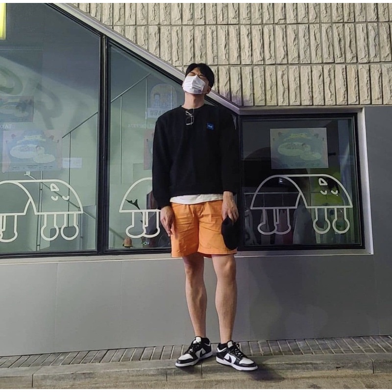 Quần shorts kaki Groove*Rhyme unisex xuất Hàn  - P:B
