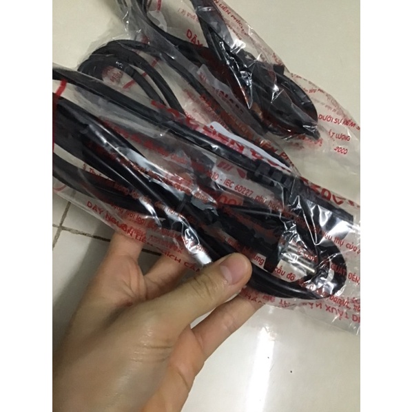 Dây nguồn nồi cơm điện dài 1 mét - dây nguồn liền phích cắm chất lượng cao