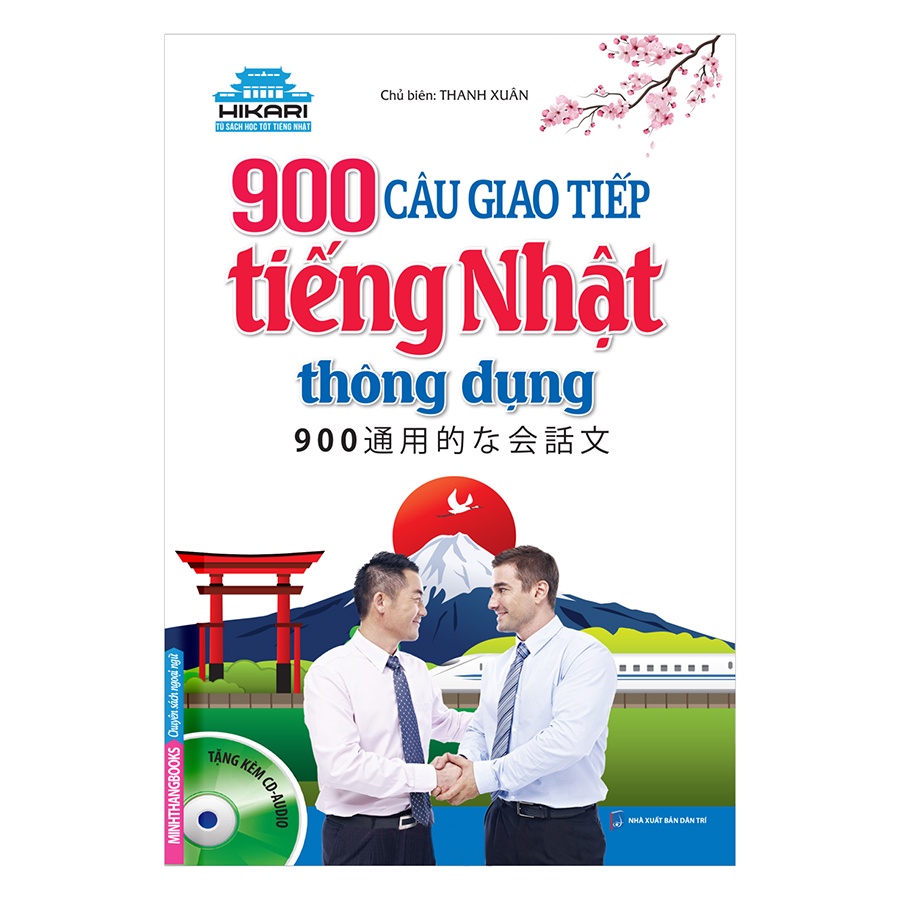 Sách - 900 câu giao tiếp tiếng Nhật thông dụng (Kèm CD)