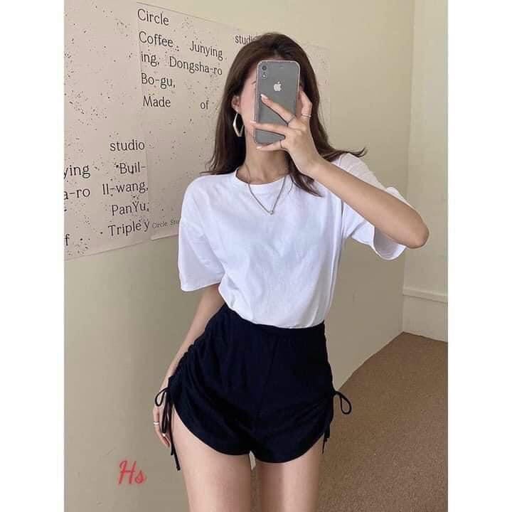 Com bo 2 Quần short rút dây đùi tập gym được - có lẻ 1 cái - rosa