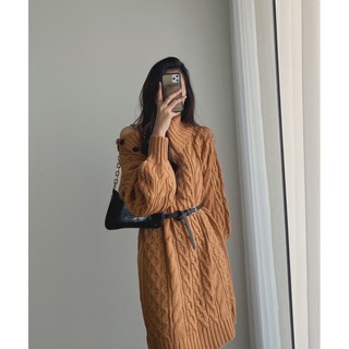 váy len lệch vai 9335