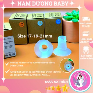 Phụ kiện Giảm Size / Hạ Size Phễu Hút Sữa Mama's Choice Hạ Size Cho Cup Rảnh Tay, Phễu Hút Sữa xuống 17-19-21mm