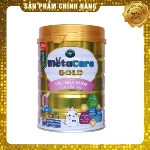 Sữa Meta Care Gold 0+ lon 800g
