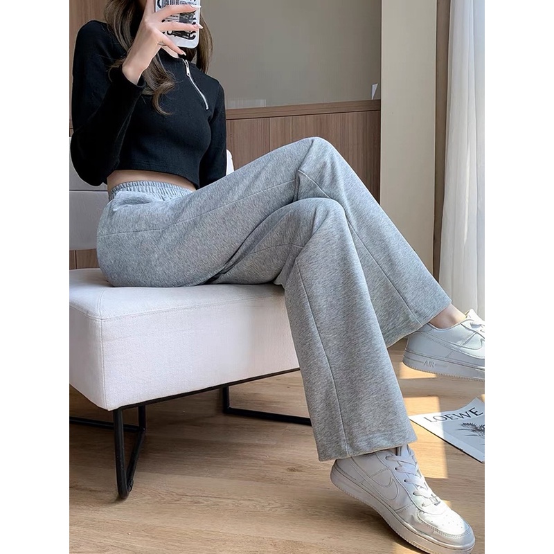 NRVP Quần thể thao ống rộng size lớn cho nữ