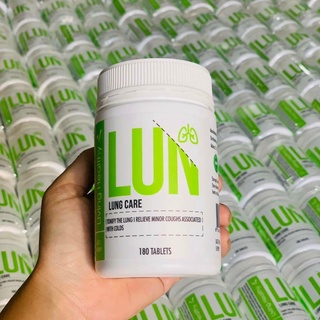 Viên uống thải độc phổi lung care living healthy - nấm linh chi hộp 180 viên