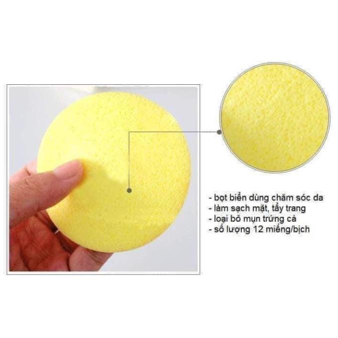Bông Mút - Bông Nở Bột Biển Vàng Rửa Mặt