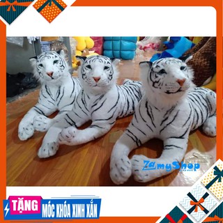 🐯🐯HỔ TRẮNG NHỒI BÔNG 3D SIÊU THẬT – 100 cm🐯🐯