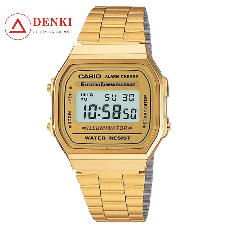 [GIÁ HỦY DIỆT] Đồng hồ unisex Casio Standard A168WG-9WDF chính hãng Anh Khuê