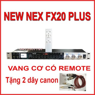 Vang cơ chống hú fx 20plus tặng 2 dây canon có đk từ xa fx20 plus