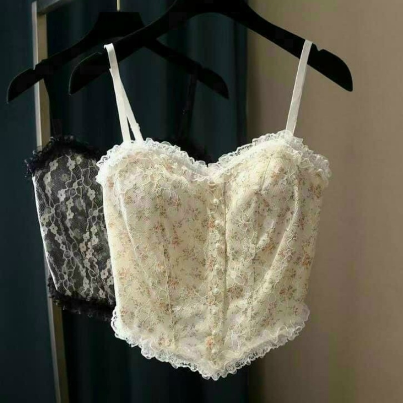 Áo Bra 2 Dây Nữ DUDIA Viền Ren Cực Xinh [Br15]