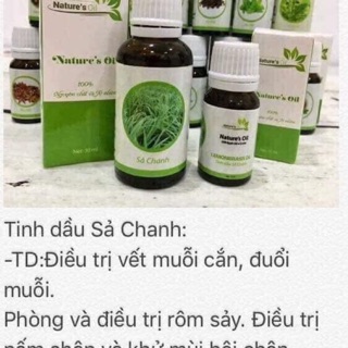 Tinh dầu sả chanh 30ml