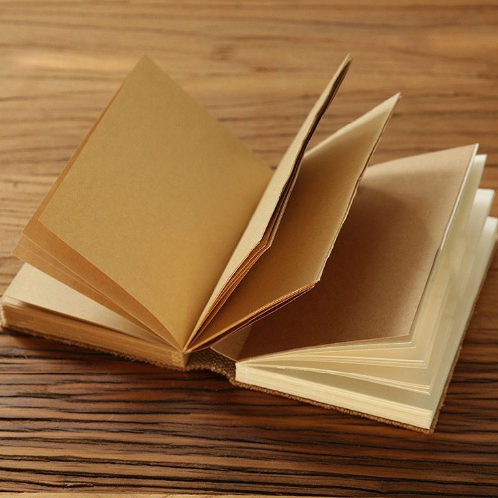 Sổ Tay Bìa Giấy Kraft Trơn Handmade DIY
