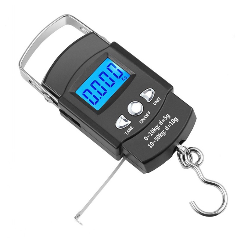 Cân Điện Tử 110lbs / 50kg Chuyên Dụng Cho Câu Cá Kèm Túi Đựng