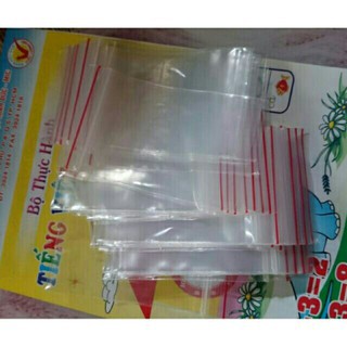 10 chiếc túi zip các cỡ