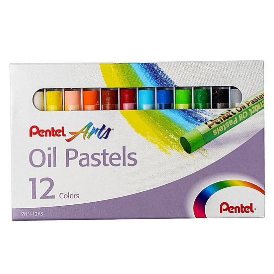 Sáp Dầu Pentel 12 Màu Oil siêu đẹp, chất lượng cao