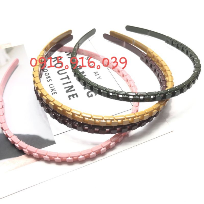 Cài tóc nhựa vuông nhỏ hàng đẹp