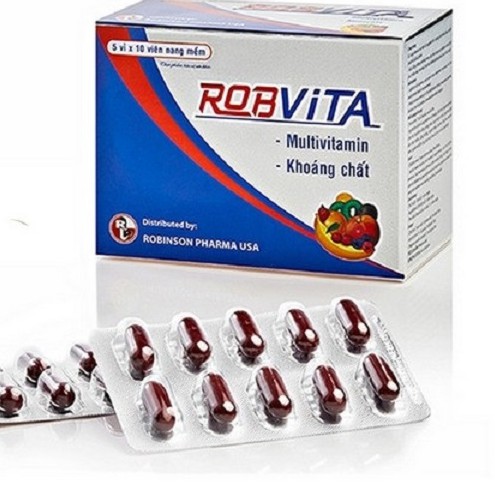 Viên uống Robvita – Hỗ trợ bổ sung vitamin và khoáng chất giúp tăng cường sinh lực, giảm mệt mỏi, thiếu dinh dưỡng (50v)