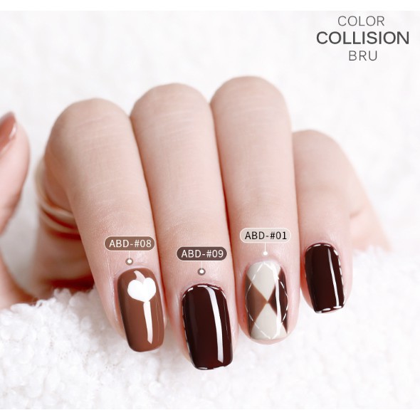 Sơn Gel AS RED | Mã  ABD | Nâu Xám