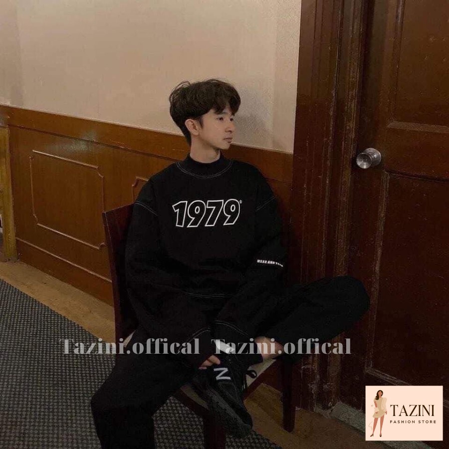 [Video + Ảnh Thật] Áo Sweater Dài Tay Unisex 1979 TaZiNi - Mã 487 | BigBuy360 - bigbuy360.vn