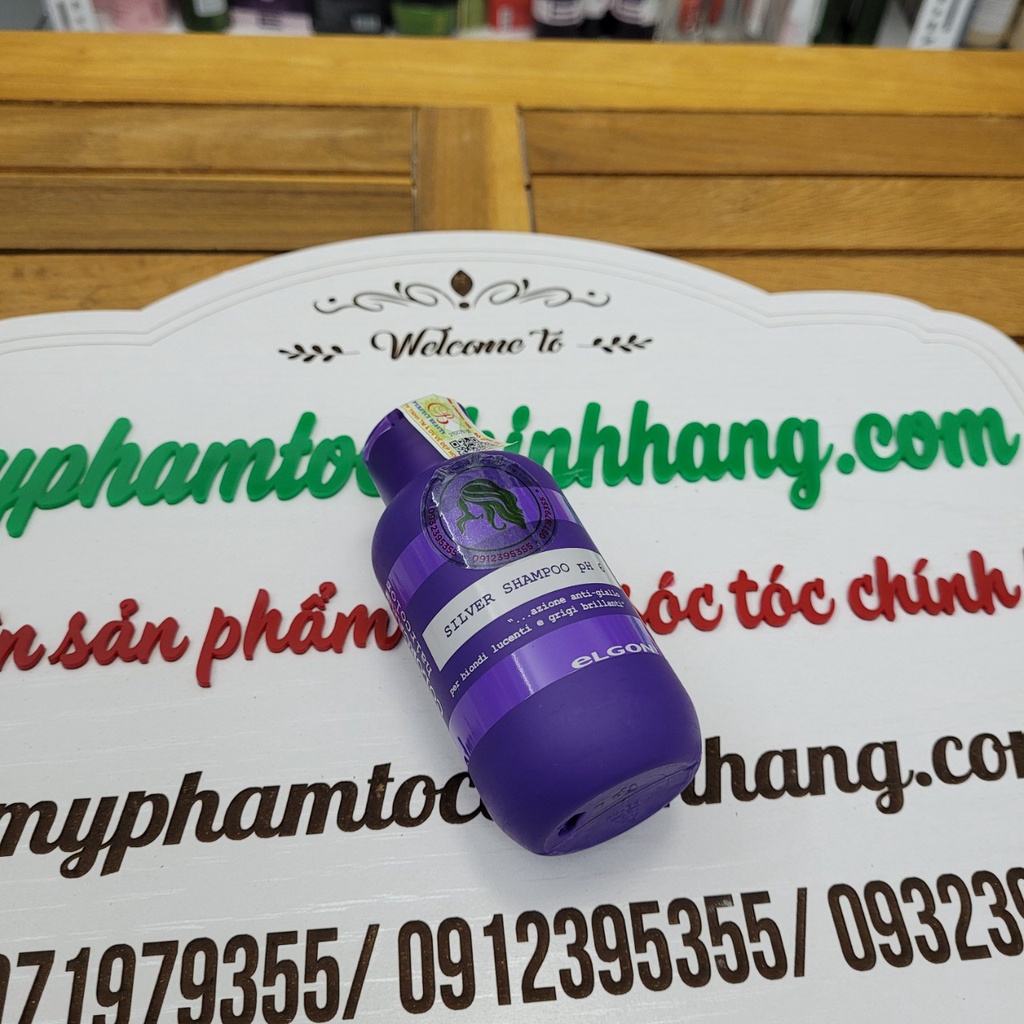 DẦU GỘI, XẢ ELGON KHỬ ÁNH VÀNG CHO TÓC BẠCH KIM 100ml - 300ML