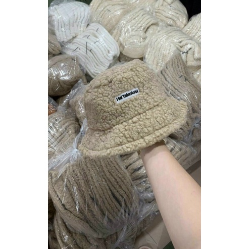 MŨ BUCKET lông cừu hot hit phong cách Hq