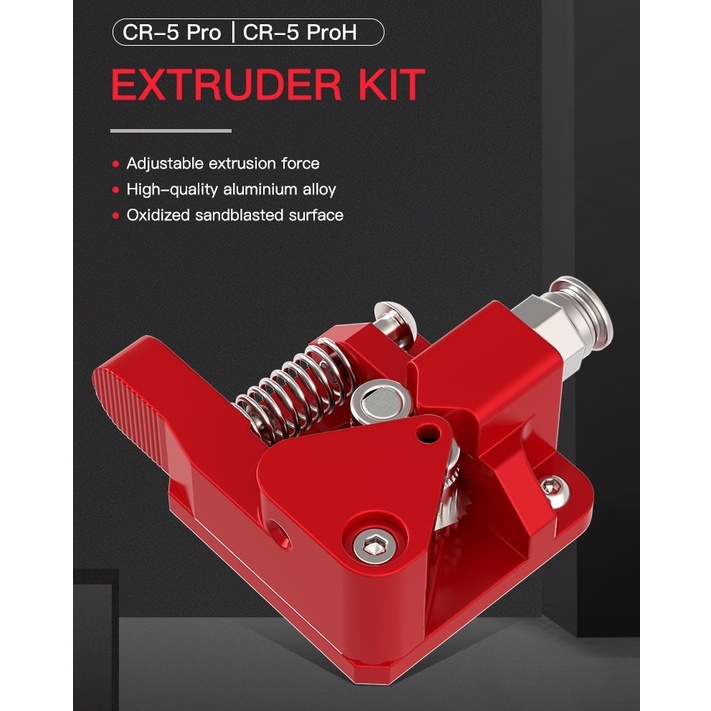 Bộ đùn nhựa Extruder Kit Red Double Gear cao cấp