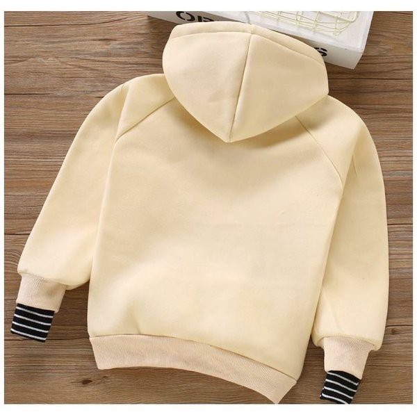 Áo nỉ hoodie cho bé KIDPLANET, áo len bé trai bé gái có mũ nhiều màu t