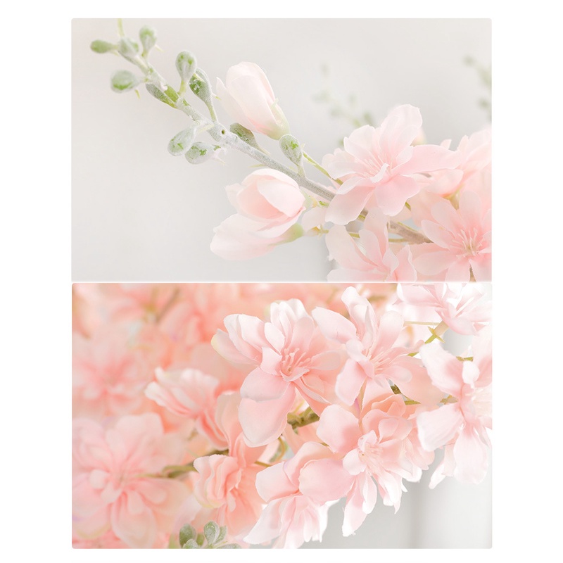 Bó hoa phi yến lụa nhân tạo 85 cm cho trang trí nội thất tiệc cưới