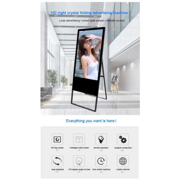 [Mã TOMKO5 giảm 5% đơn trên 3TR] MÁY QUẢNG CÁO DẠNG CHỮ A KHÔNG CẢM ỨNG 32INCH VÀ 43INCH | BigBuy360 - bigbuy360.vn