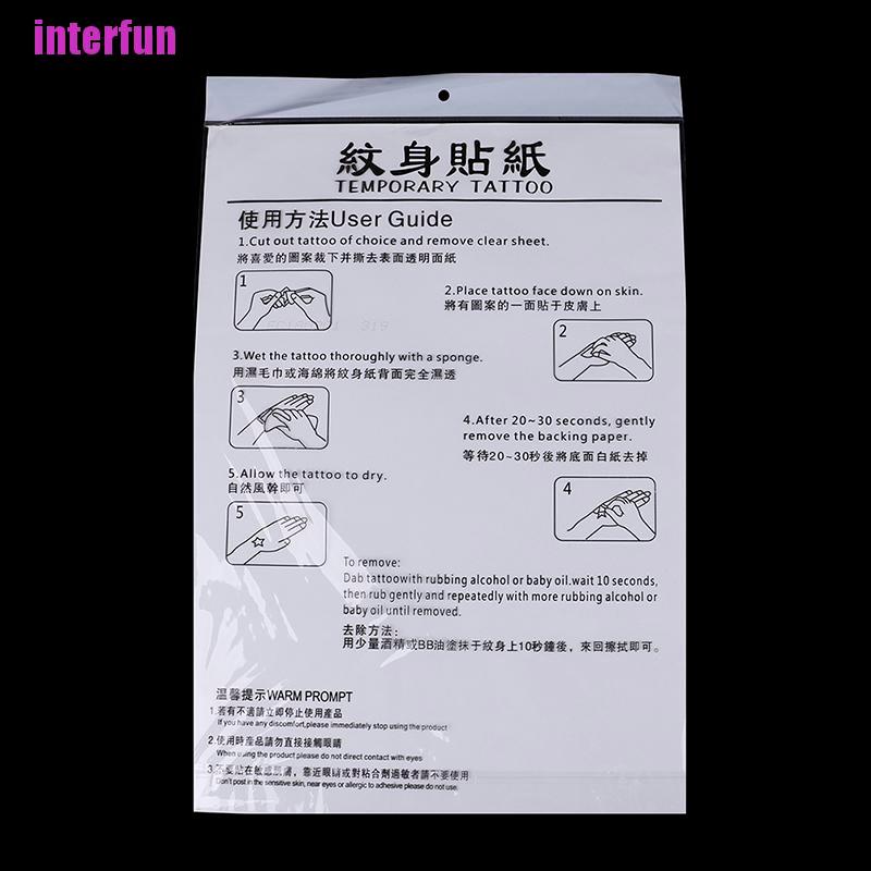 Hình Xăm Dán Chống Thấm Nước Chất Lượng Cao