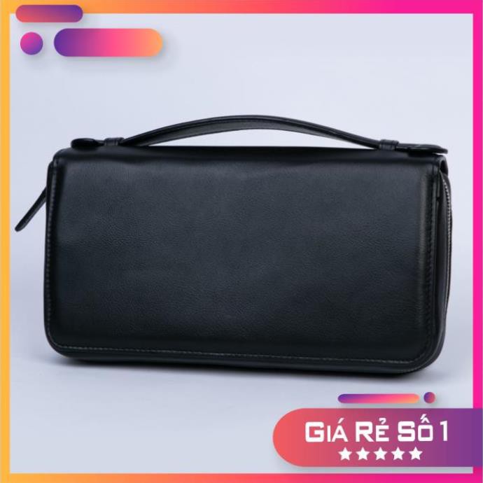NEW Ví cầm tay nam đa năng Rainbow da bò Nappa cao cấp RBMLC - 001 sang trọng , đẳng cấp , hợp thời trang. DDE