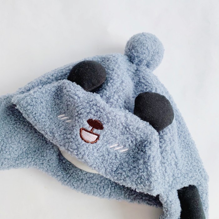 Mũ len cho bé, mũ phi công cho bé lông cừu siêu ấm, cực xinh