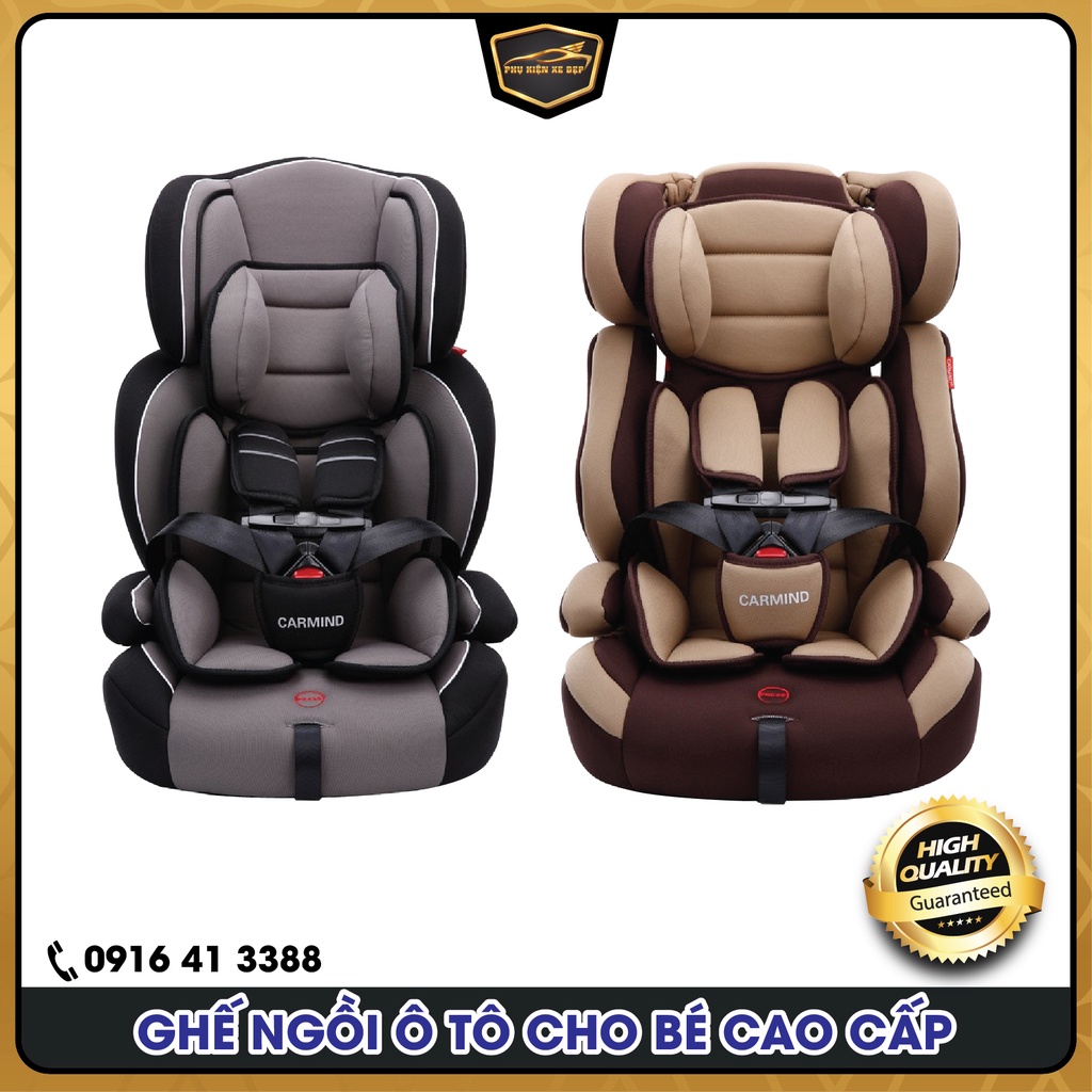 GHẾ NGỒI Ô TÔ TRẺ EM CARMIND ISOFIX 3C - Ghế Ngồi Trên Ô Tô Cho Bé Từ 9 Tháng Đến 8 Tuổi