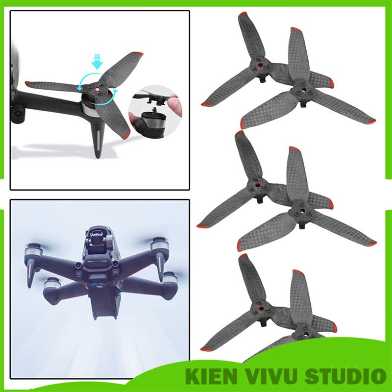 Cánh quạt cho flycam DJI FPV chính hãng, chất liệu carbon siêu bền, chống xước, mẫu mới nhất