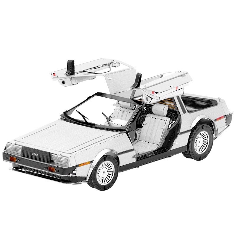 Mô hình 3D kim loại siêu xe DeLorean DMC-12 trong phim Back to the Future