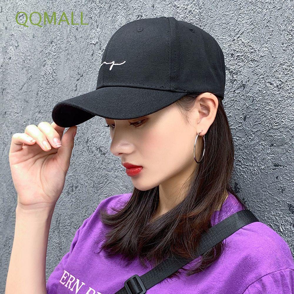 Mũ Lưỡi Trai Cotton Thêu Chữ Đơn Giản Thời Trang Mùa Hè Cho Nam Và Nữ