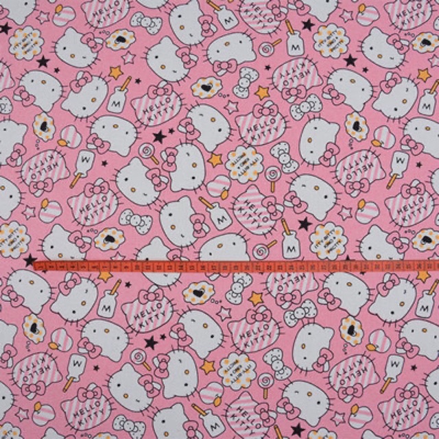 Thảm trải picnic , background chụp ngoại cảnh vải bố dầy hình kitty hồng